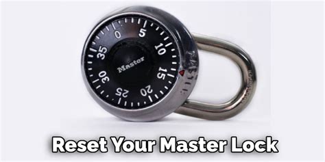 how to reset a dial lock|resetting a master combination lock.